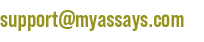 support@myassays.com